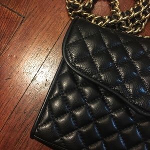 Rebecca Minkoff leather cross body bag. EUC